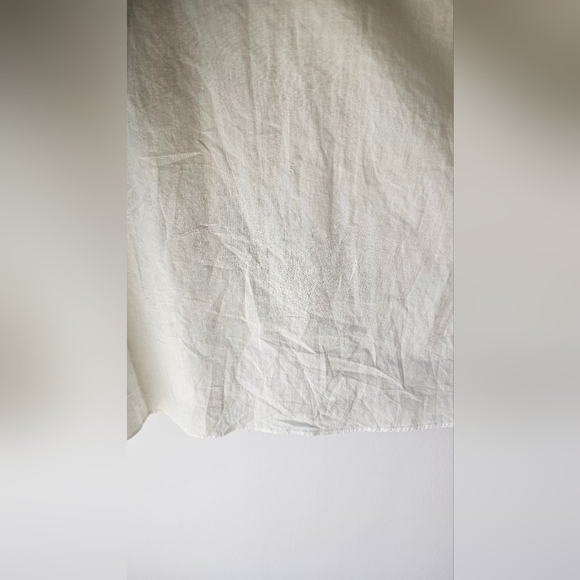 SUZI CHIN Strapless Corset Green and White Silk Dress Ruched Size M 10 - Picture 5 of 12